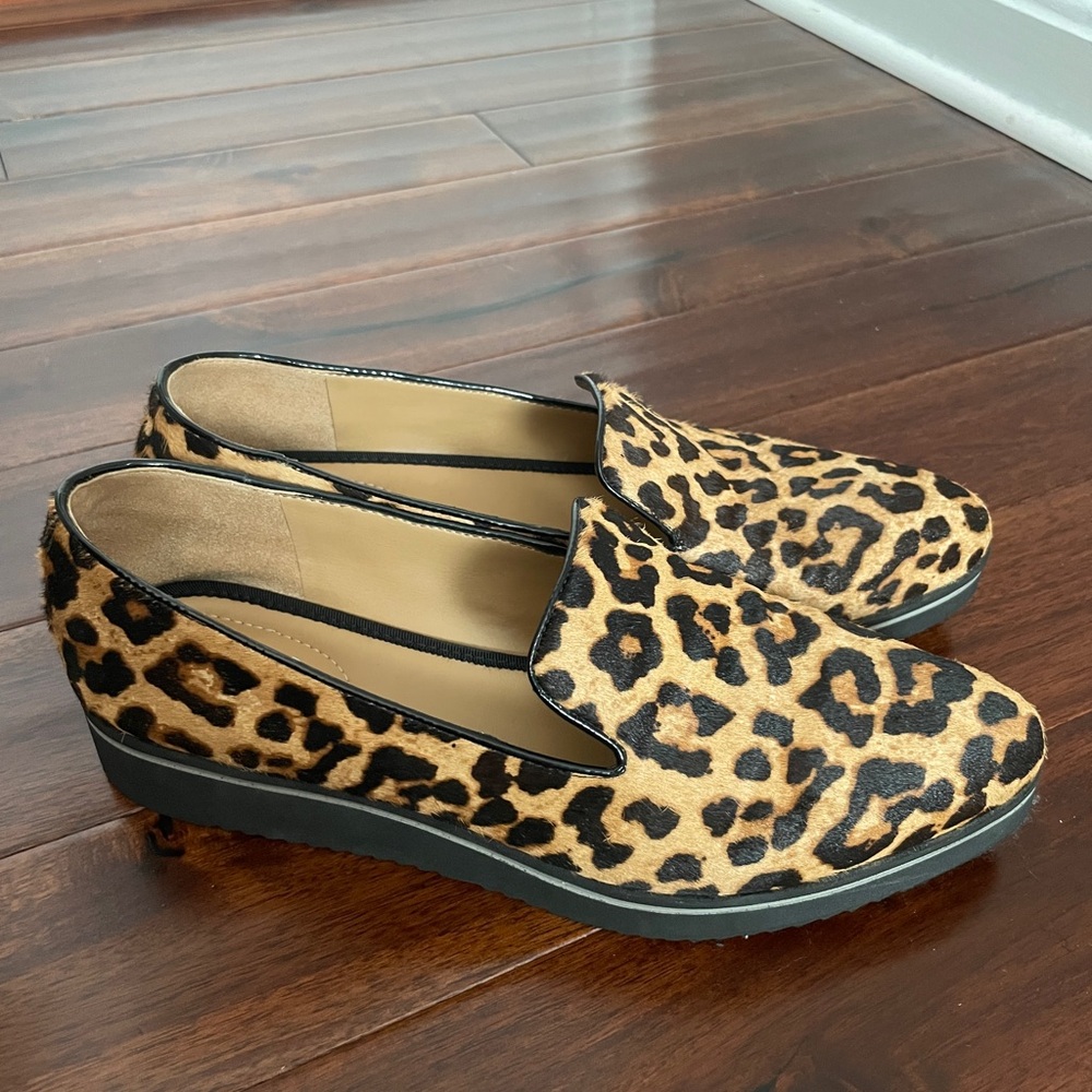 Franco Sarto Animal Print Fabrina Loafer Flats